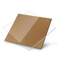 12 x 12 inch clear perspex sheet acrylic flat board 3mm thick panels blocks plastic plates Anti-scratch protection 2pcs