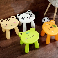 兒童小凳子家用卡通幼兒園寶寶板凳塑料茶幾圓凳動物坐凳椅子矮凳