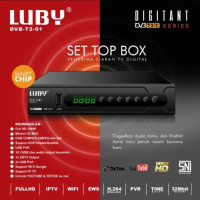 Set Top Box TV Digital Luby / STB Luby - DVB T2 01 / 03