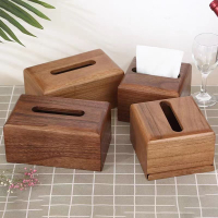 實木面紙收納盒 輕奢實木紙巾盒家用客廳桌面高級抽紙盒簡約現代木質高檔收納紙盒
