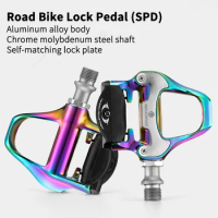 ROCKBROS Road Bicycle Pedal SPD-SL Self-locking Cycle Pedals Ultralight 2 Sealed Bearing Bike Pedals Parts Bicycle Accessories