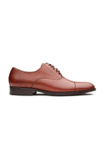 รองเท้าทำงานหนังแท้แบบผูกเชือก Cap-Toe Oxford Dress สีแทน (HBK T1 645OC3)