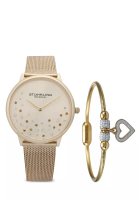 Stuhrling Original 3928 Watch &amp; Bracelet Set