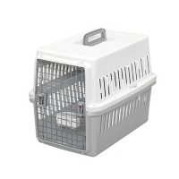 IRIS ATC-670寵物航空飛機籠(白/灰)(中型犬適用~20kg)