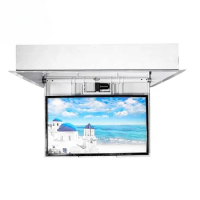 High Performance Smart Electric Controllers TV Lift Bracket Flip Down for 32 46 55 75 100 inch Motorized Ceiling TV Lift
