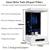 Smart betta dedicated fish tank desktopsmall ecological self-circulating desk aquarium fish tank