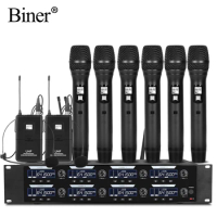 Biner DR998 Professional Wireless Microphone System Handheld Wireless Microphone