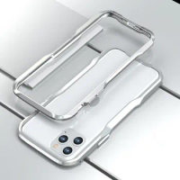 Metal Bumper Phone Case for iphone 11 11 Pro Max Case Shockproof Funda Metal Frame Aluminum Cover for iphone 11 Pro Back Coques
