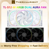 พัดลมเคสคอมพิวเตอร์ Thermalright รุ่น TL S12 ขนาด 120 มม. ปลั๊กไฟ 4 พิน PWM สำหรับคอยูล์ฟต์พีซี เอฟเ