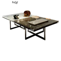 Prodgf 1 set ins nordic luxury 120cm length marble dining table