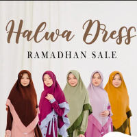 HALWA DRESS GAMIS SYAR'I WANITA BY HIJAB SYANDANA