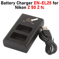 EN-EL25 Charger USB Dual Charger for Nikon Z 50 Z fc Z50 Zfc EN-EL25 Battery Charger