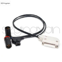Sony/Lectrosonics/Wisycom/Sennheiser/Audio LTD Receiver DB25 Female XLR Audio Output Dtap Power Cable