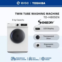 TOSHIBA Dryer Mesin Pengering Pakaian Kapasitas 8kg Model TD-H80SEN