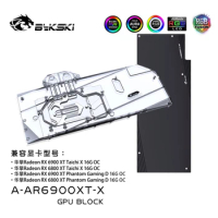 Bykski A-AR6900XT-X GPU cooler PC Water Cooling Block For Asrock RX 6900XT/6800XT Phantom Gaming D Graphics Card