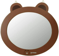 【UNIPRO】LINE FRIENDS 熊大 頭型 掛鏡 鏡子 正版授權 BROWN 布朗熊