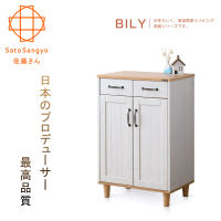 【Sato】BILY長崎之夏雙抽雙門收納櫃60CM(收納櫃)