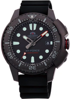 ORIENT 東方錶 M-Force 系列 200M 潛水錶(RA-AC0L03B)-45mm-黑面膠帶【刷卡回饋 分期0利率】【跨店APP下單最高20%點數回饋】