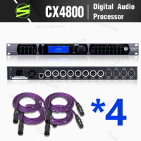 CX4800 4 In 8 Out Professional Digital Audio Processor DriveRack Compatible Original Software For Loudspeaker control system