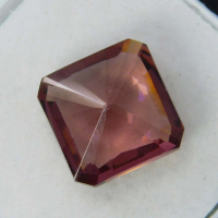 9.40 Ct NATURAL Padparadscha Sapphire Square Cut Loose Gemstone