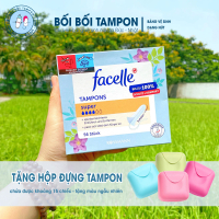 Băng vệ sinh Tampon Facelle Size 4 Giọt 56 Chiếc Dành Cho Những Ngày \Dâu\" Nhiều (có che tên) Nữ Vi