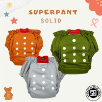 Clodi Klodiz Superpant Solid BB 4kg - 17kg Celana Popok Kain Modern Pampers AIO Superpants All In On