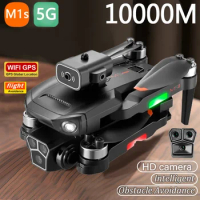 Hot M1S MAX Elf Drone Professional 5G 8K Dual ESC Camera Optical Flow Brushless 360° Obstacle Avoidance WIFI FPV RC Dron Toys