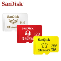 100% Original SanDisk Memory Card 64GB 128GB 256GB Read Speed Uo To 100MB/s U3 4K Ultra HD Micro SD Card For Nintendo Switch