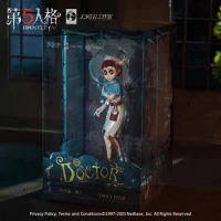 PVC Abs 100% Original IDENTITY V Hand-made Models Doctor Emily's Hardware Doll Ornaments 17.3cm Anime Figurines Gift Model Toy