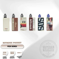 Mod Vape Nitrous Pocket Kit Series 80W Peek Authentic By Koko Sarang X VRK SOS