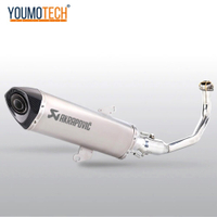 100% Real delivery  For Honda Forza 350 NSS350 ADV350 2021-2024 Motorcycle Full Exhaust System Escap