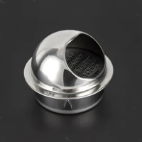 Brand New Air Vent Grille Stainless Steel Round Bull Nosed External Extractor Wall Vent Outlet For Tumble Dryer Vent Pipes/hoses