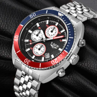 LIGE 2023 Top Brand Luxury Chronograph Quartz Watch Men Sports Watches Military Army Male Wrist Watch Clock Relogio Masculino