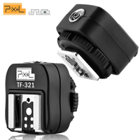 Pixel tf-321 Flash adapter Fujifilm pc hot shoe converter for Canon 5D Mark III 70D 100D 700D 600D 550D 500D 6d 430EX