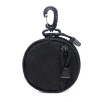 Tactical EDC Pouch Mini Key Wallet Men Coin Purse Military Army Keychain Holder Zipper Utility Small Hunting Waist Belt Pack Bag
