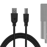 Geekria for Creators USB to USB-B Microphone Cable 8 ft / 250 CM, Compatible with FIFINE K670, K683A, T669, T732, K670B