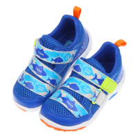 【布布童鞋】Moonstar日本Carrot玩耍海洋公園藍色兒童運動機能鞋(I2E085B)