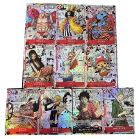 One piece OPCG Comic series DIY original Colorful Flash Card ACG Kawaii Anime Game Collection Cards Gift Toys
