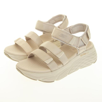 【SKECHERS】女 健走系列涼拖鞋 MAX CUSHIONING SANDAL(140218NAT)