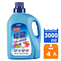 獅王 藍寶 增豔漂白水 3000ml (4入)/箱【康鄰超市】