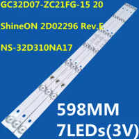 15PCS LED Backlight Strip RF-EG320B32-0701S-07A1 ShineON 2D02296 Rev.E For 32PHF3061 32PHF5011 LE32E7900 LED32G200 LED32A4060