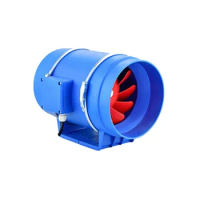 8 inch Inline Duct Fan Exhaust Fan Air Blower Silent Extrator Fan for Bathroom Toilet Kitchen Air Ventilation System