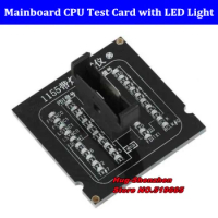 Desktop Mainboard Motherboard CPU Test Card with LED Light for intel 1155 I5 I7 Tester