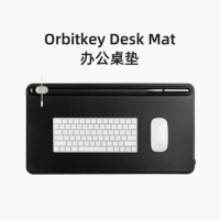 Original Orbitkey Desk Mat Portable Office Desk Mat Vegan Leather Magnetic Cable Holder File Hidden Waterproof Desk Mat