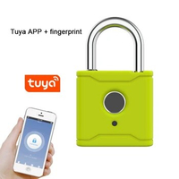 Tuya Fingerprint Padlock Bluetooth Smart Bag Easy Operation APP Remote Control Door Lock