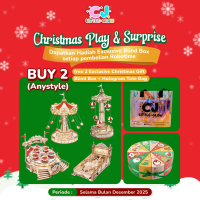 (Free Blind Box) Mainan Edukasi Anak Christmas Play + Exclusive Blind box