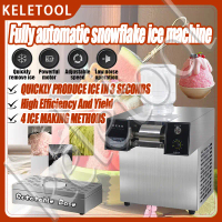 Snow Cone Ice Shaver Machine Korean Bingsu Machine Water-Cooled Ice Maker Snowflake Shaved Ice Machi