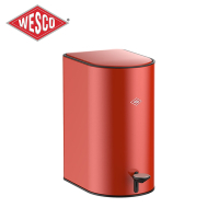 【 WESCO】U型垃圾桶9L-紅_171311-02