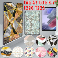 For Samsung Galaxy Tab A7 Lite 8.7'' SM-T220 SM-T225 Case Tablet Cover for Tab A7 Lite 2021 Geometry Pattern Durable Back Shell