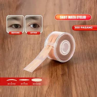 ONE-K147 Skot Mata Eyelid Tape Roll ISI 300 PASANG Scot Mata Jaring Skot Kelopak Mata Transparan / S